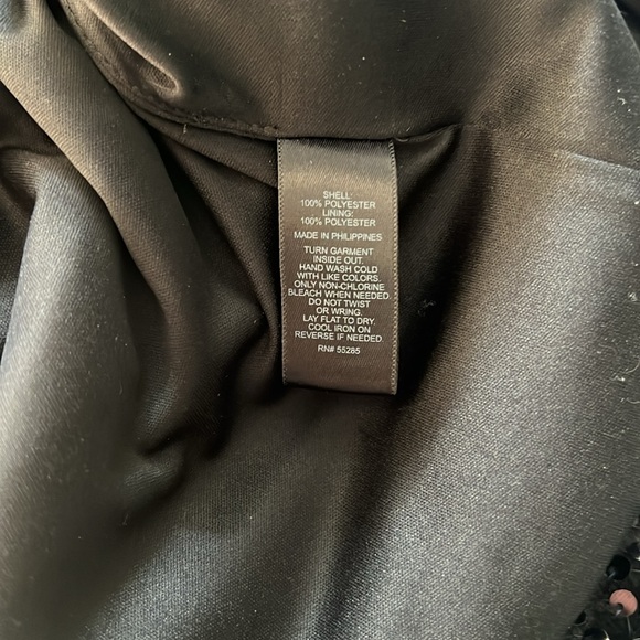 EXPRESS M sequin dress adjustable straps - Picture 4 of 5